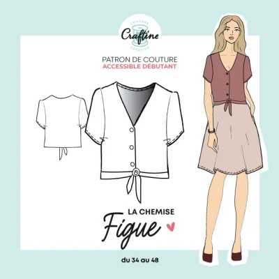 Patron Craftine Chemise Figue