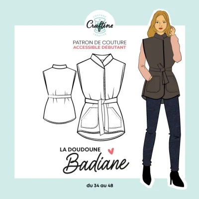 Patron Craftine Doudoune Badiane