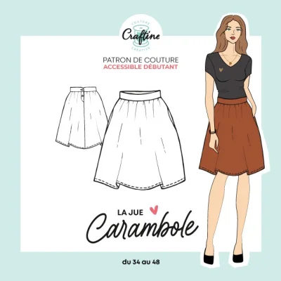 Patron Craftine Jupe Carambole