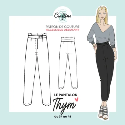 Patron Craftine Pantalon Thym