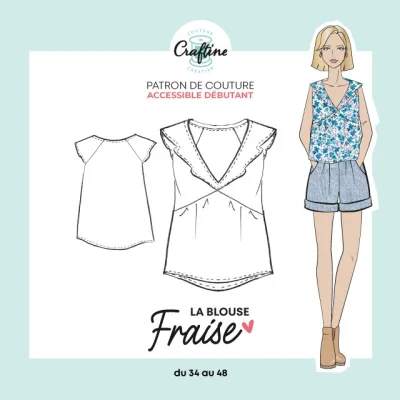 Patron Craftine Top Fraise