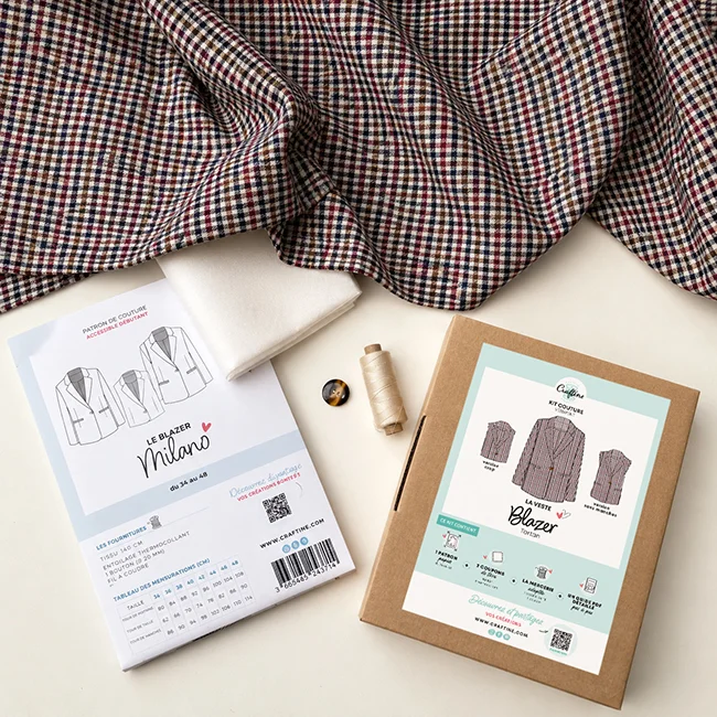 Kit Couture Craftine Blazer Tartan