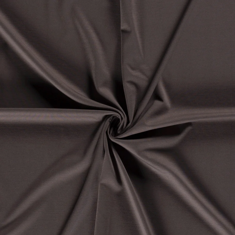 Coupon Tissu Jersey Viscose Nylon Gris anthracite - Coupon de 80 cm