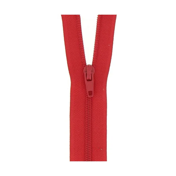 Fermeture à glissière non séparable Rouge 20 cm