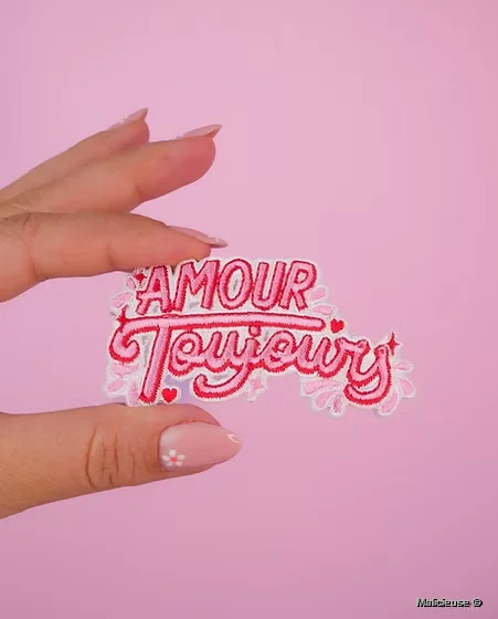 Ecusson Thermocollant Amour toujours