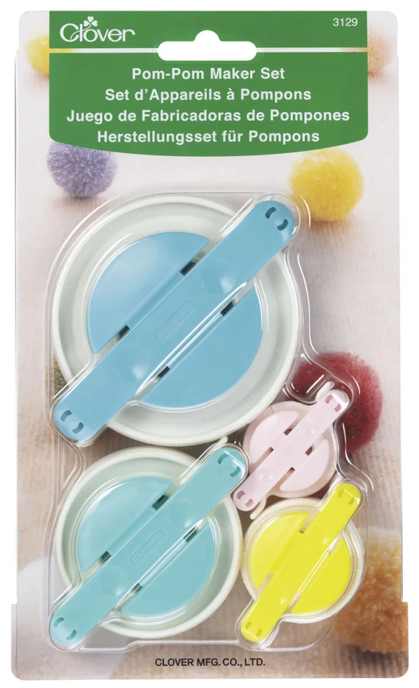 Set à fabriquer des pompons Clover 4 tailles