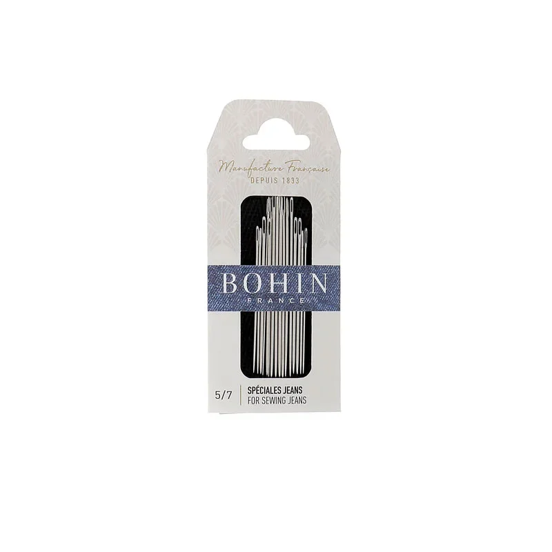 Aiguilles à coudre spéciales Jeans N°5/7 Bohin x12