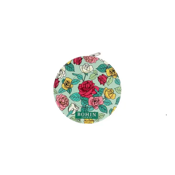 Mètre ruban 150 cm Bohin Blossom Vert