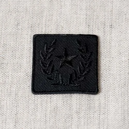 Ecusson Thermocollant Badge Etoile - Noir