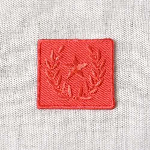 Ecusson Thermocollant Badge Etoile - Rouge