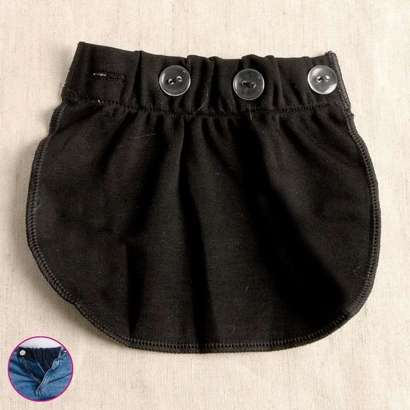 Elargisseur de pantalon pour femme enceinte - Noir