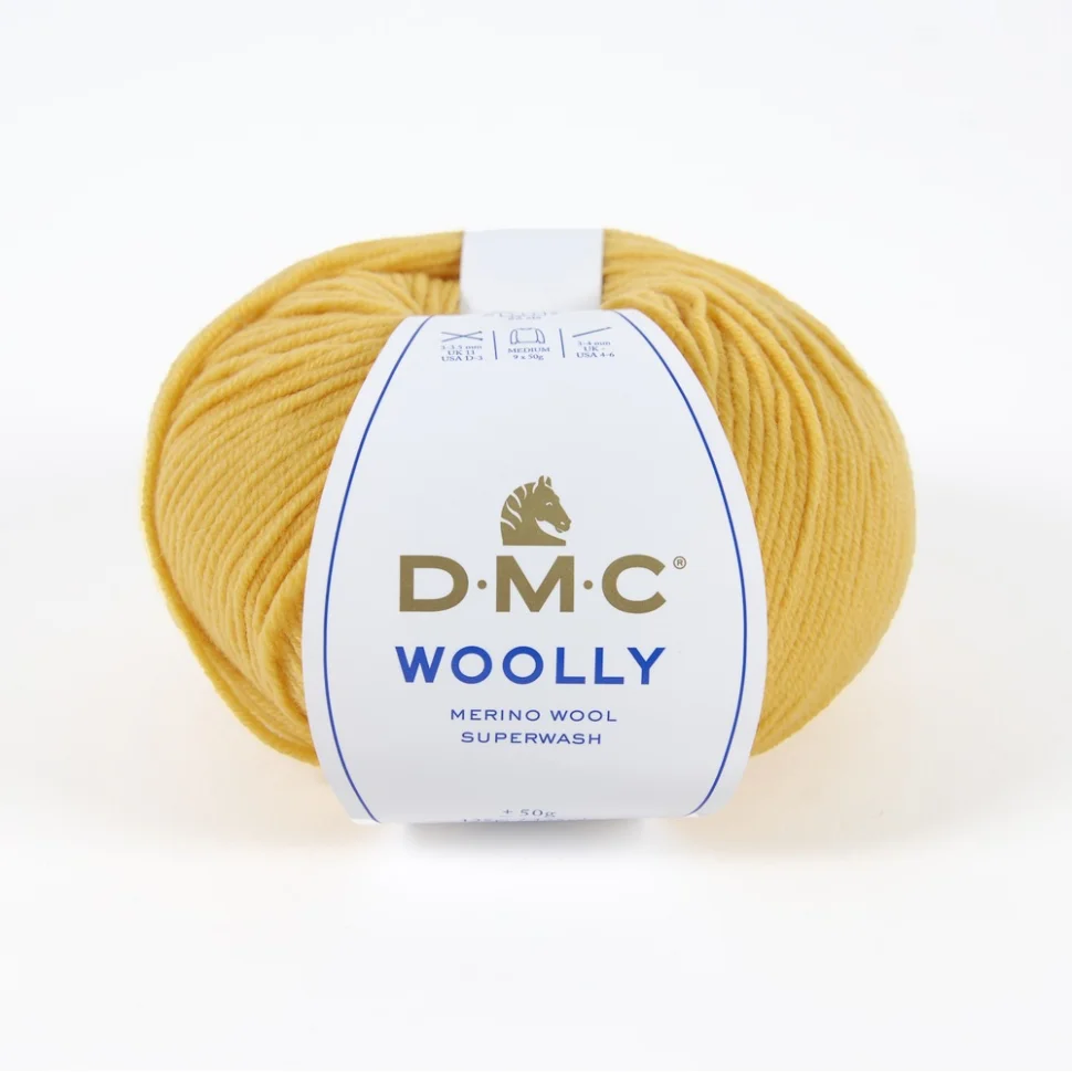 Fil laine Wooly DMC Jaune N° 95