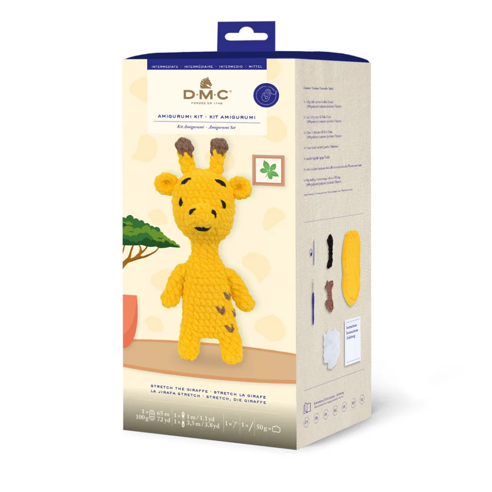 Kit Crochet DMC Amigurumi DMC Stretch la Girafe