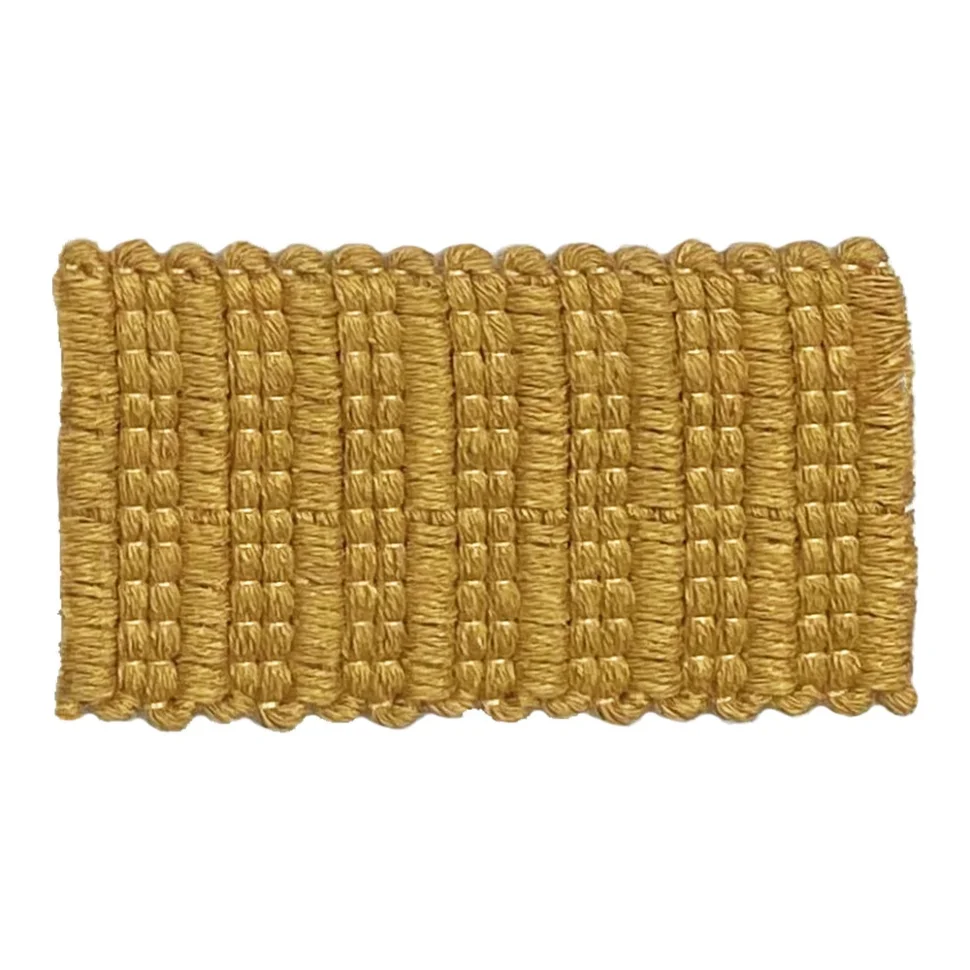 Sangle aspect crochet 30 mm uni Or x1m