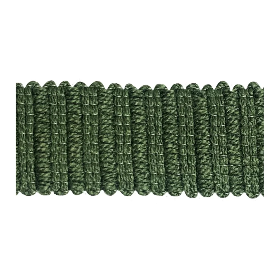 Sangle aspect crochet 30 mm uni Vert Kaki x1m
