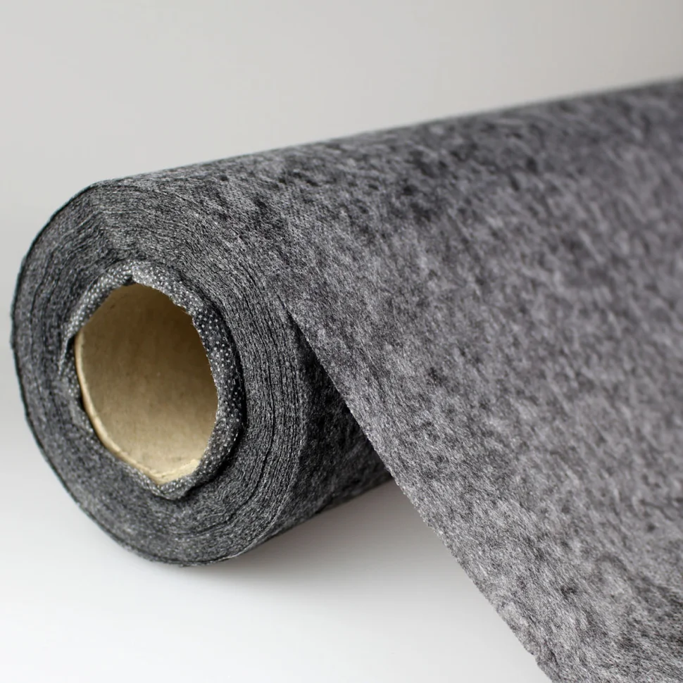 Entoilage thermocollant Anthracite - Par 10 cm