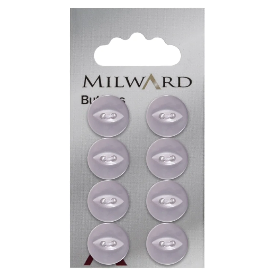 Bouton à coudre Milward Luis lilas 13 mm x8