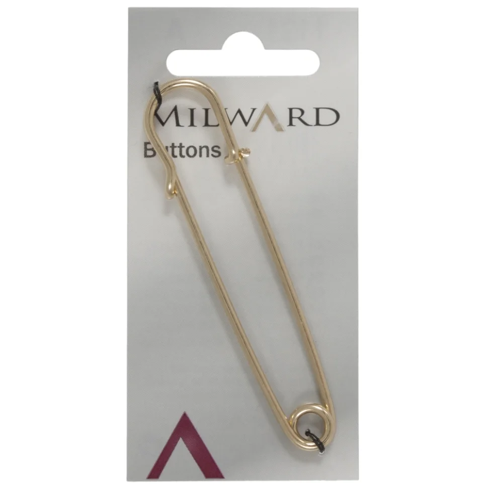 Bouton Milward Épingle orange 76 mm x1