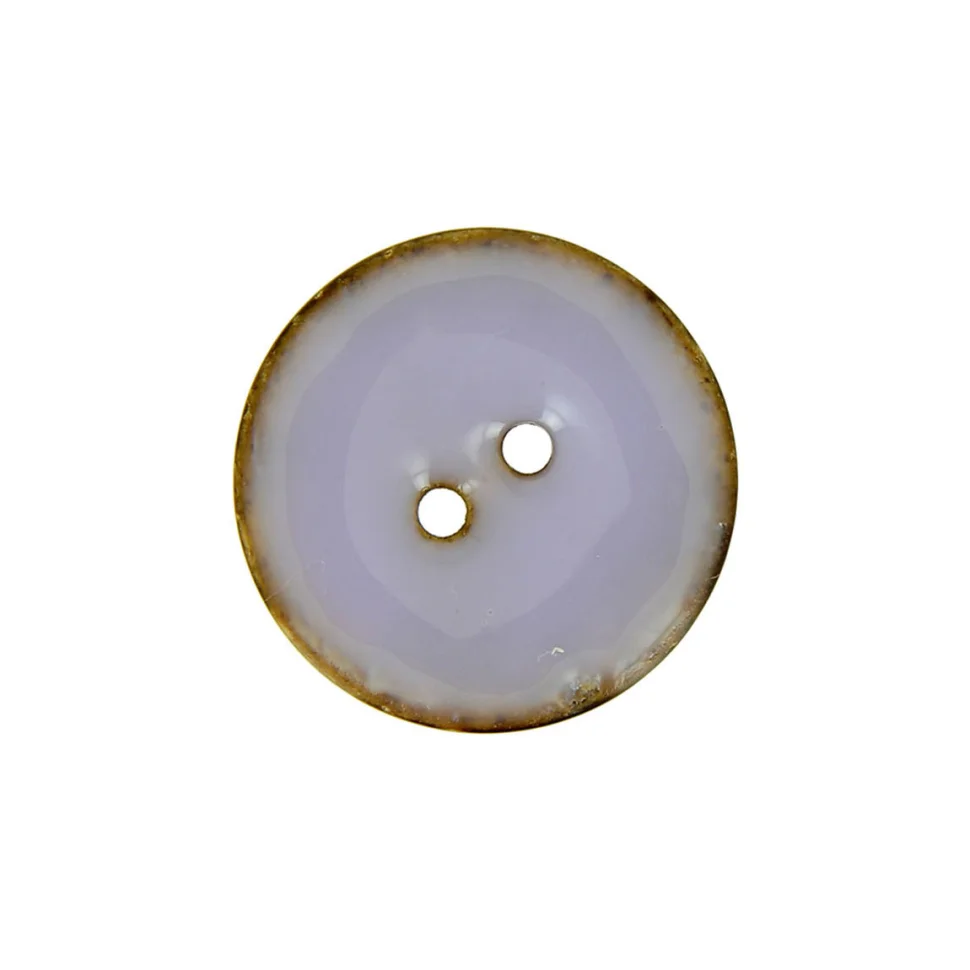 Bouton en bois brillant 30 mm - Violet clair