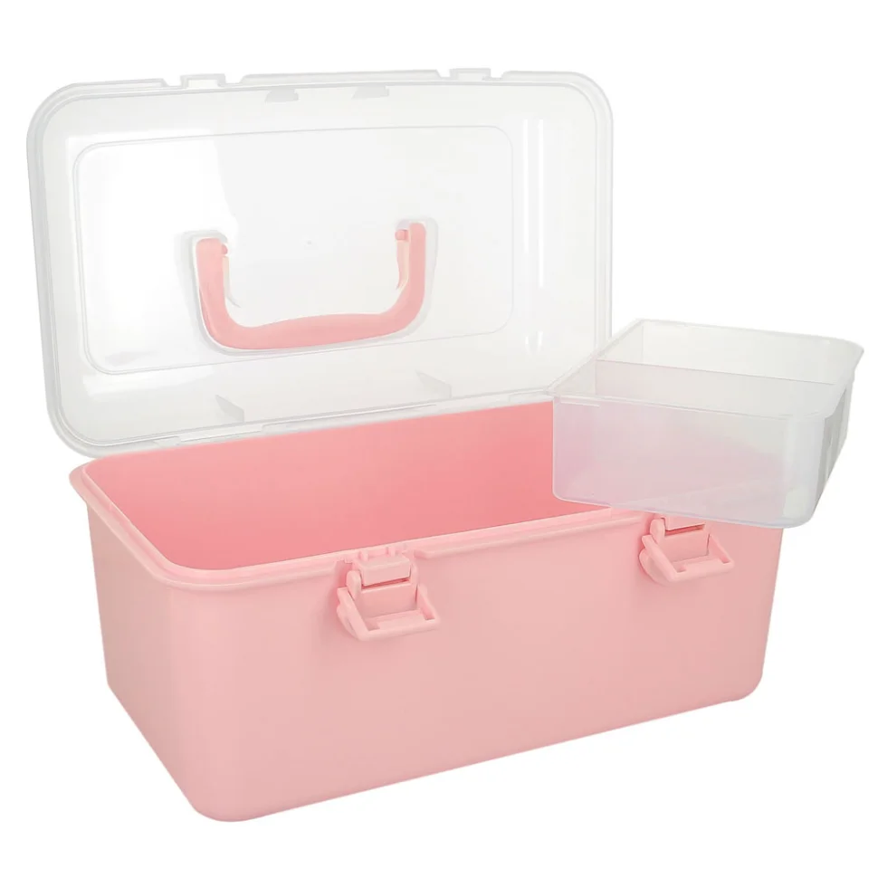 Boîte de rangement voyage Care & Create - Rose 