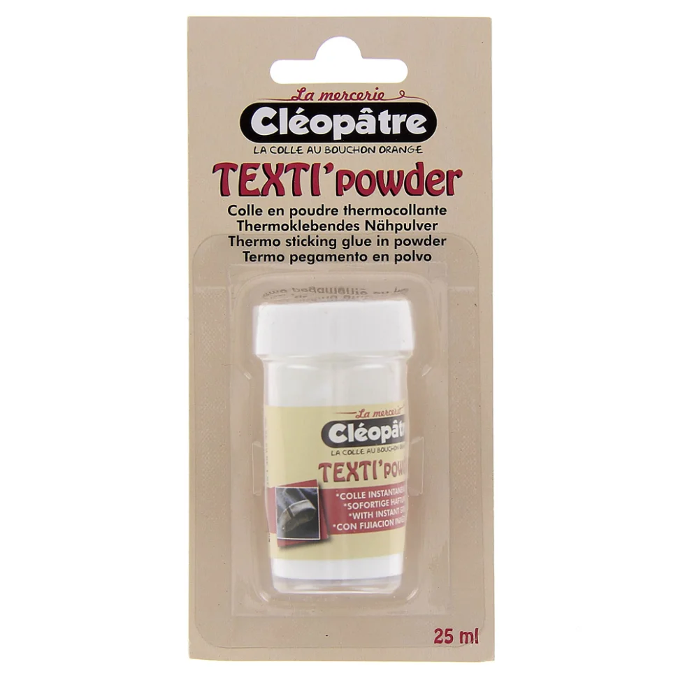 Colle en poudre thermocollante Texti'powder - 25ml