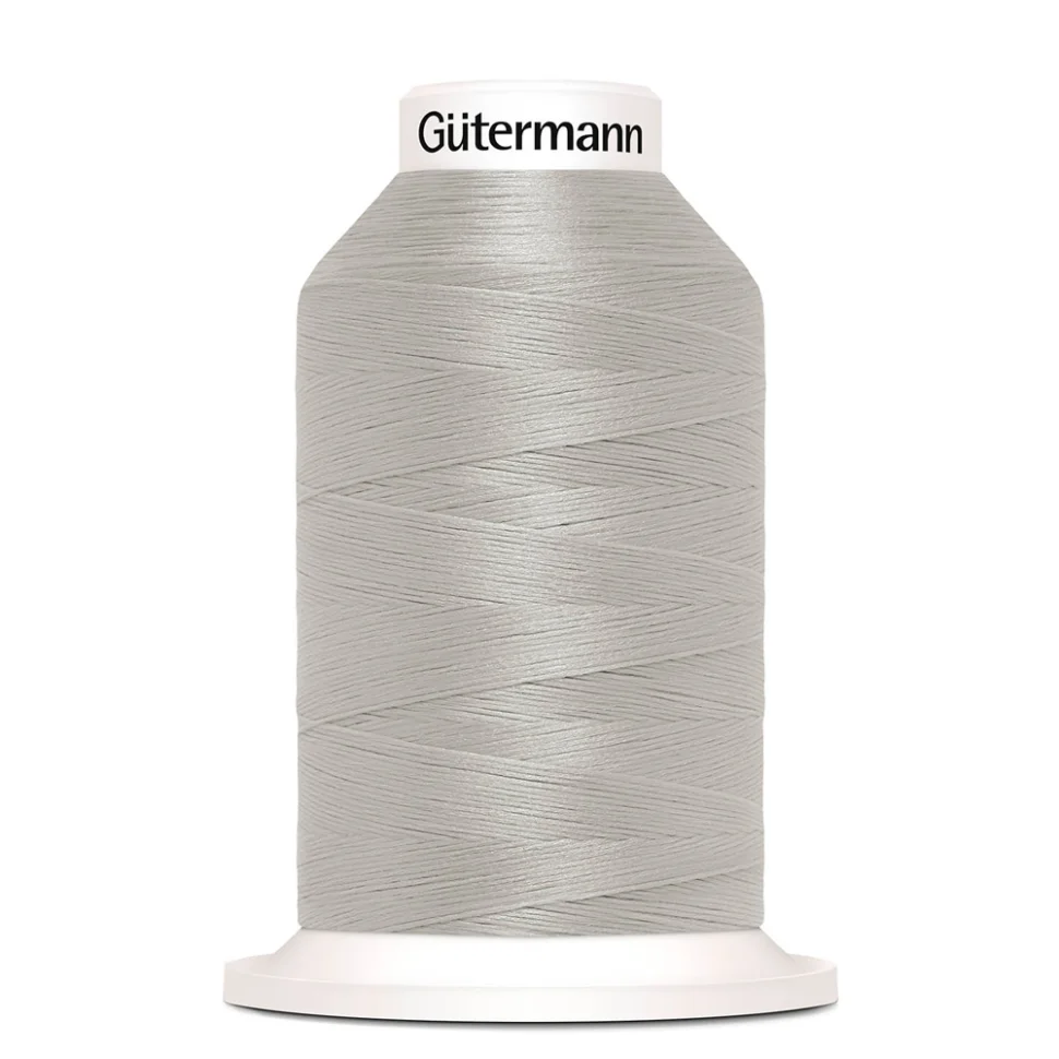 Cône de fil mousse Gütermann Bulky-Lock 1000m - Gris