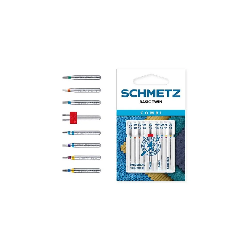 Aiguilles assortiment Basic Twin Schmetz 130/705 H x9