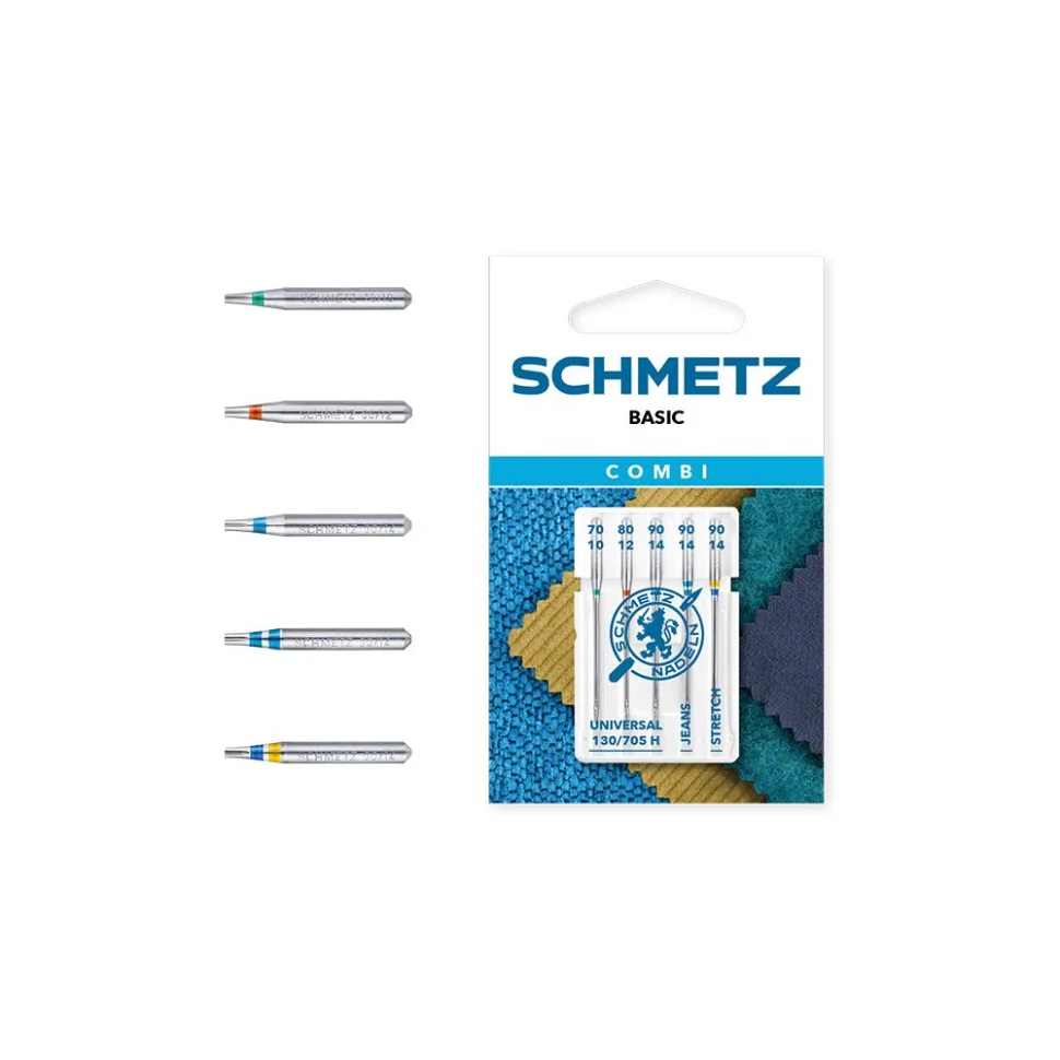 Aiguilles assortiment Basic Schmetz 130/705 H x5