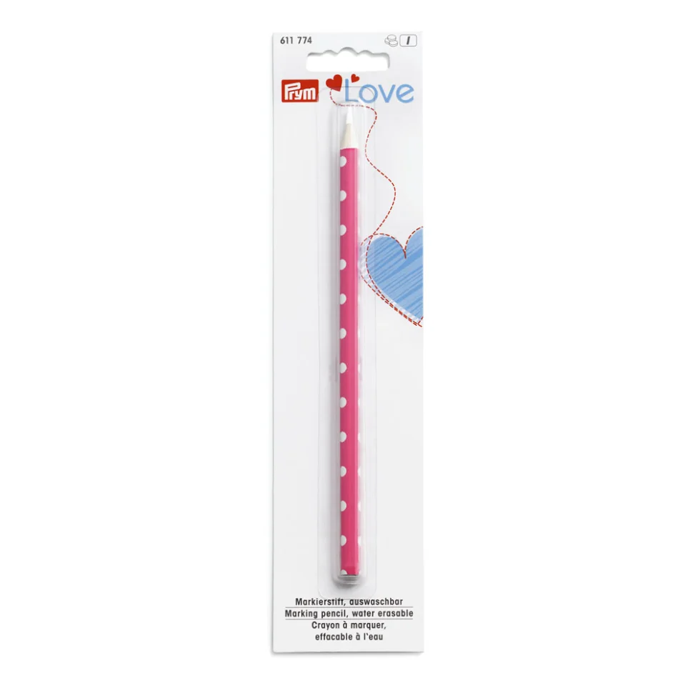 Crayon à Marquer Blanc Prym Love Rose