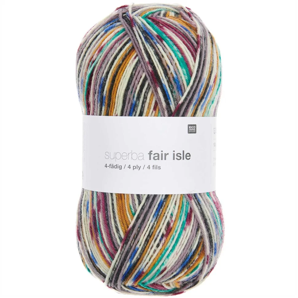 Fil laine Superba Fair Isle 4 fils Rico Design Rico Design - 001