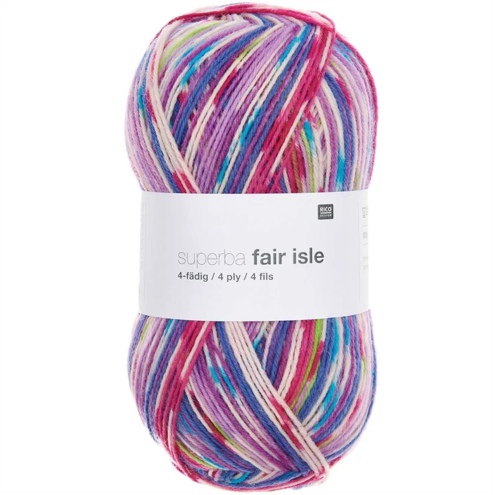 Fil laine Superba Fair Isle 4 fils Rico Design Rico Design - 002