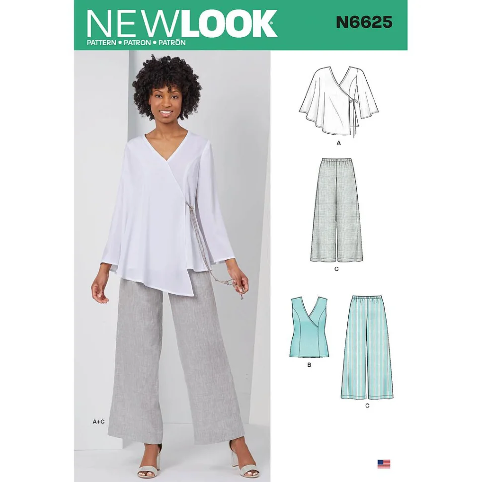 Patron New Look 6625 Haut & Pantalon