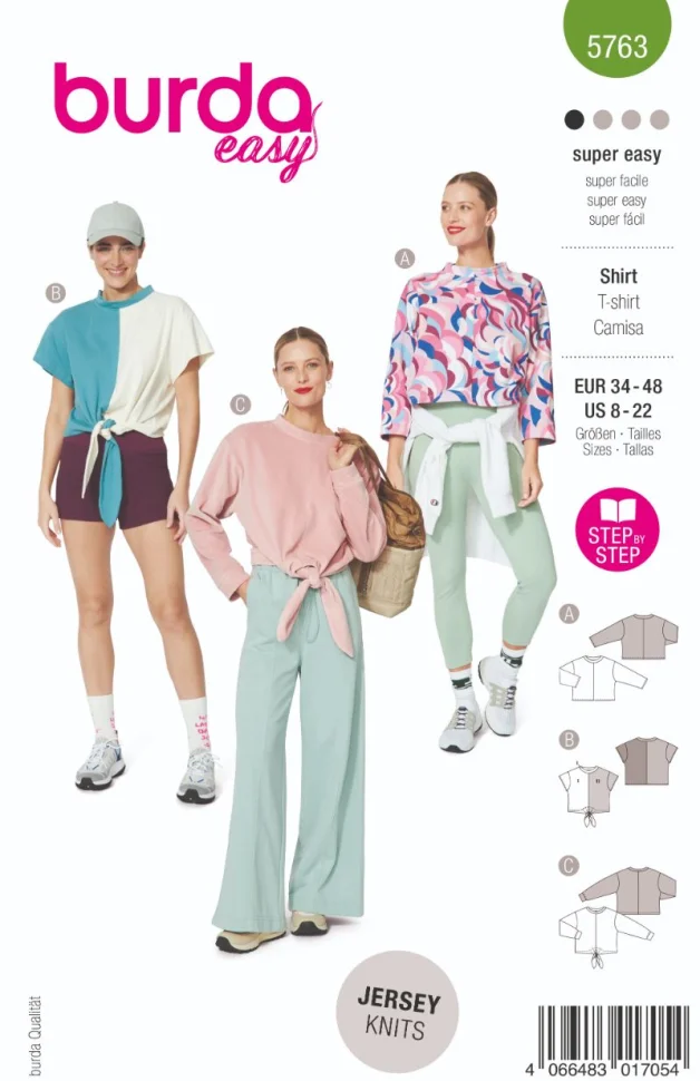 Patron Burda 5763 T-Shirt