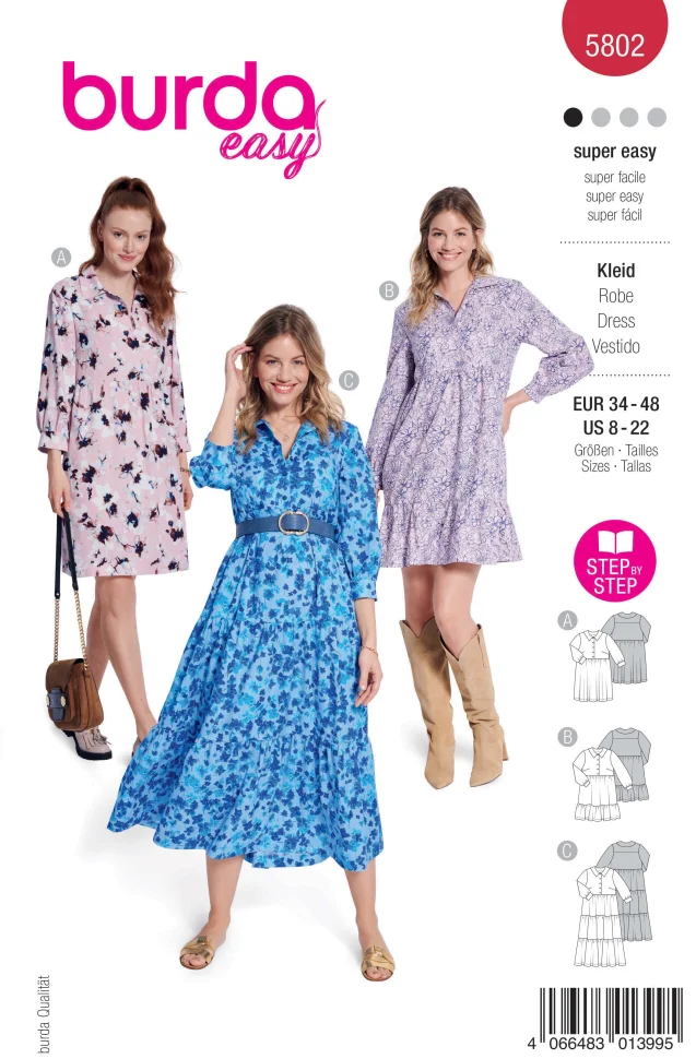 Patron Burda Style 5802 Robe