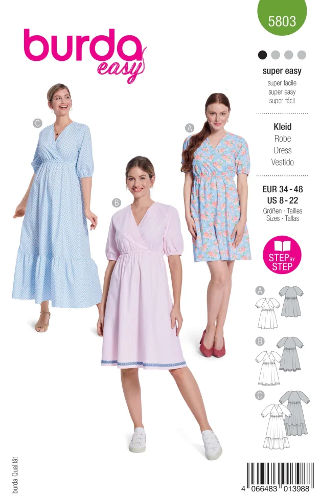 Patron Burda Style 5803 Robe