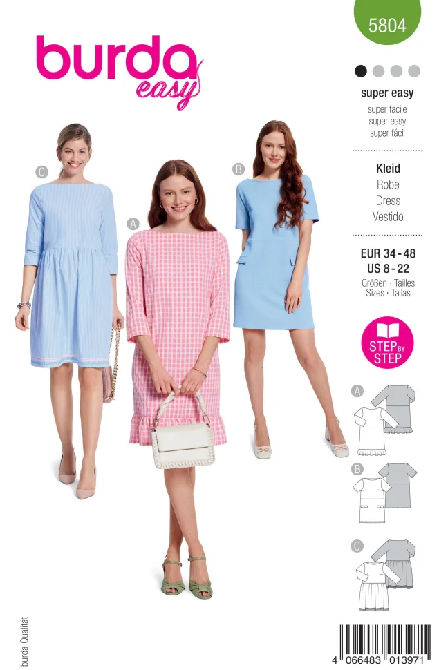 Patron Burda Style 5804 Robe