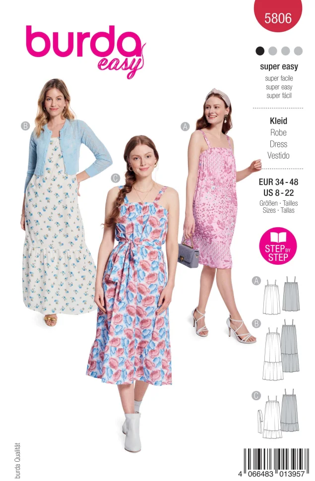 Patron Burda Style 5806 Robe