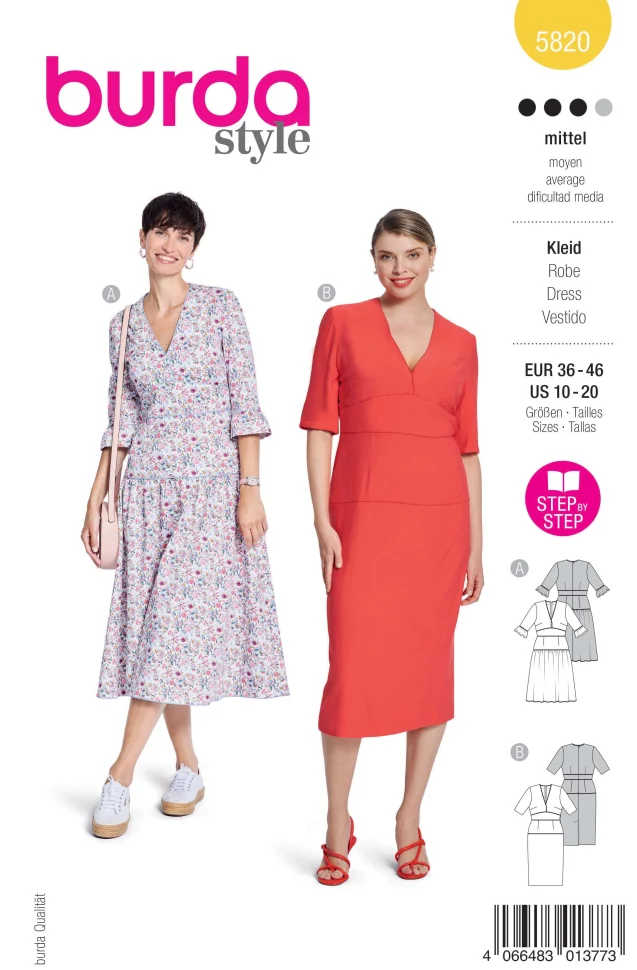 Patron Burda Style 5820 Robe