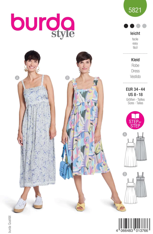 Patron Burda Style 5821 Robe