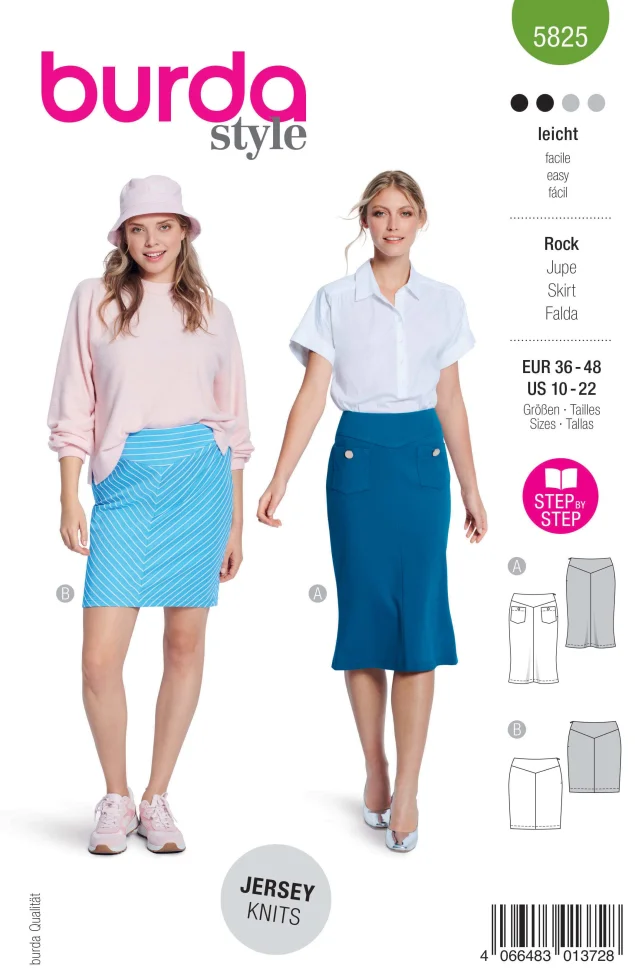 Patron Burda Style 5825 Jupe