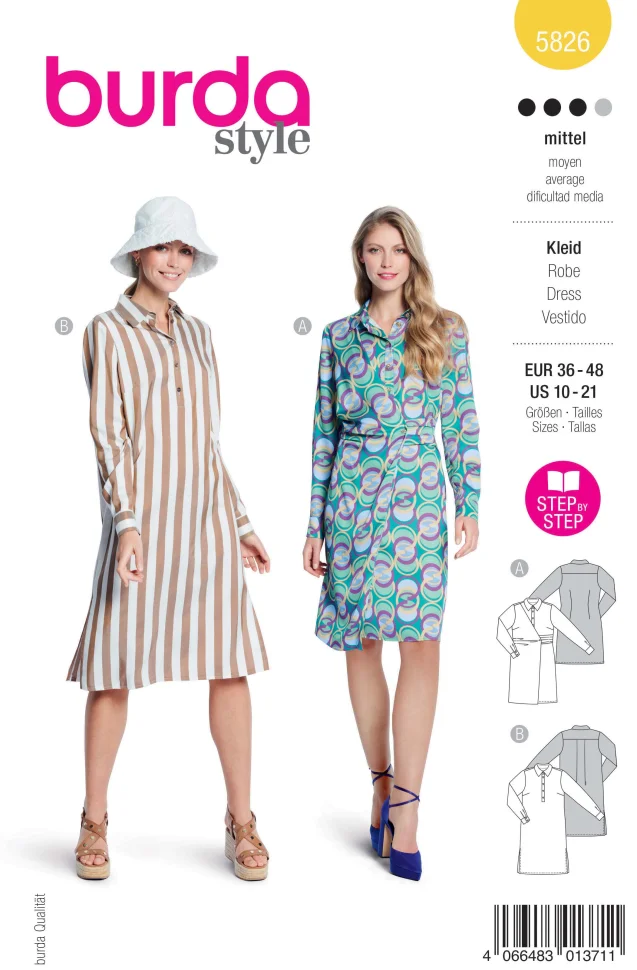 Patron Burda Style 5826 Robe
