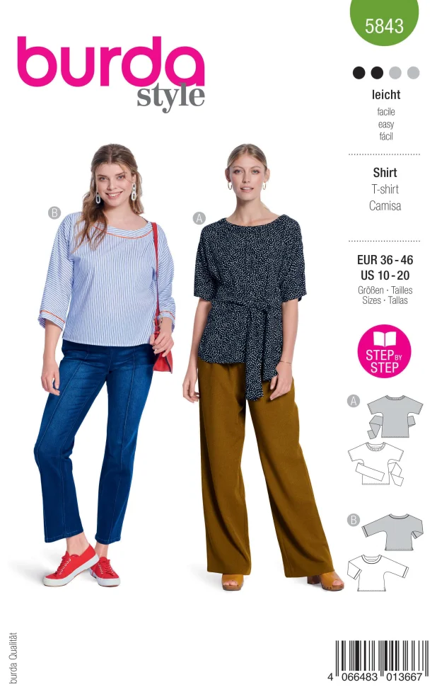 Patron Burda Style 5843 Shirt