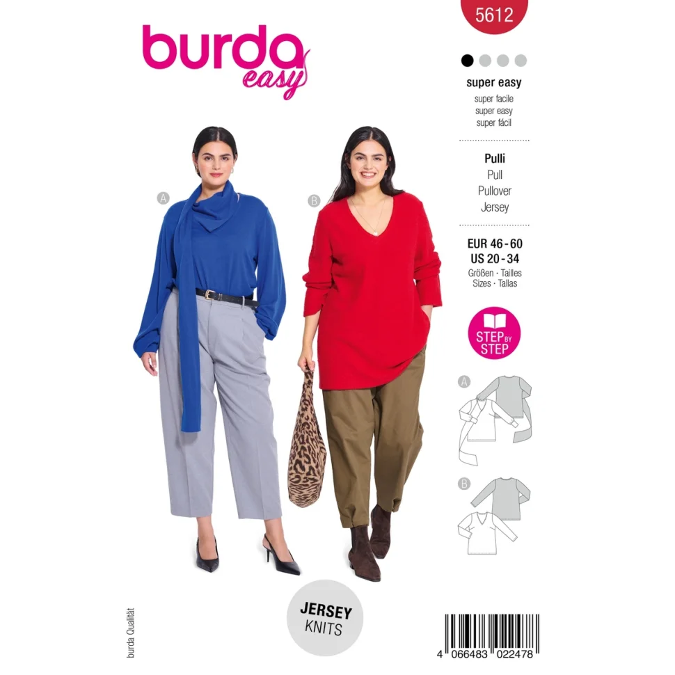 Patron Burda 5612 Pull