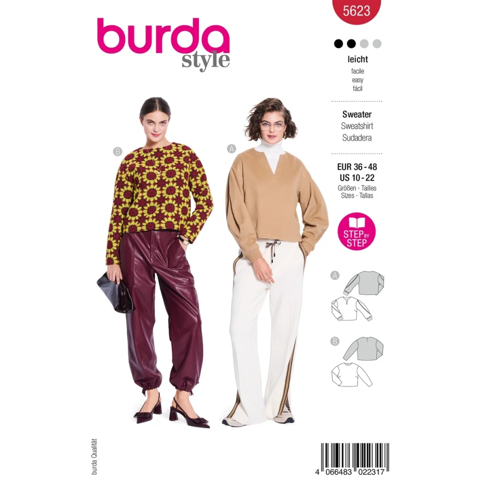 Patron Burda 5623 Pull