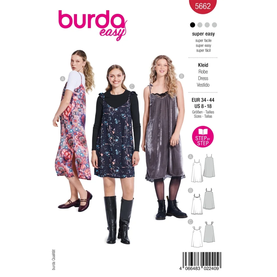 Patron Burda 5662 Robe