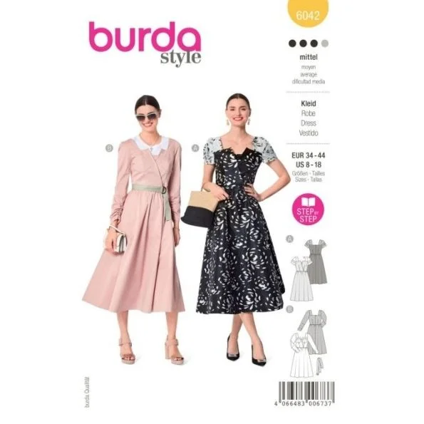 Patron Burda 6042 Robe