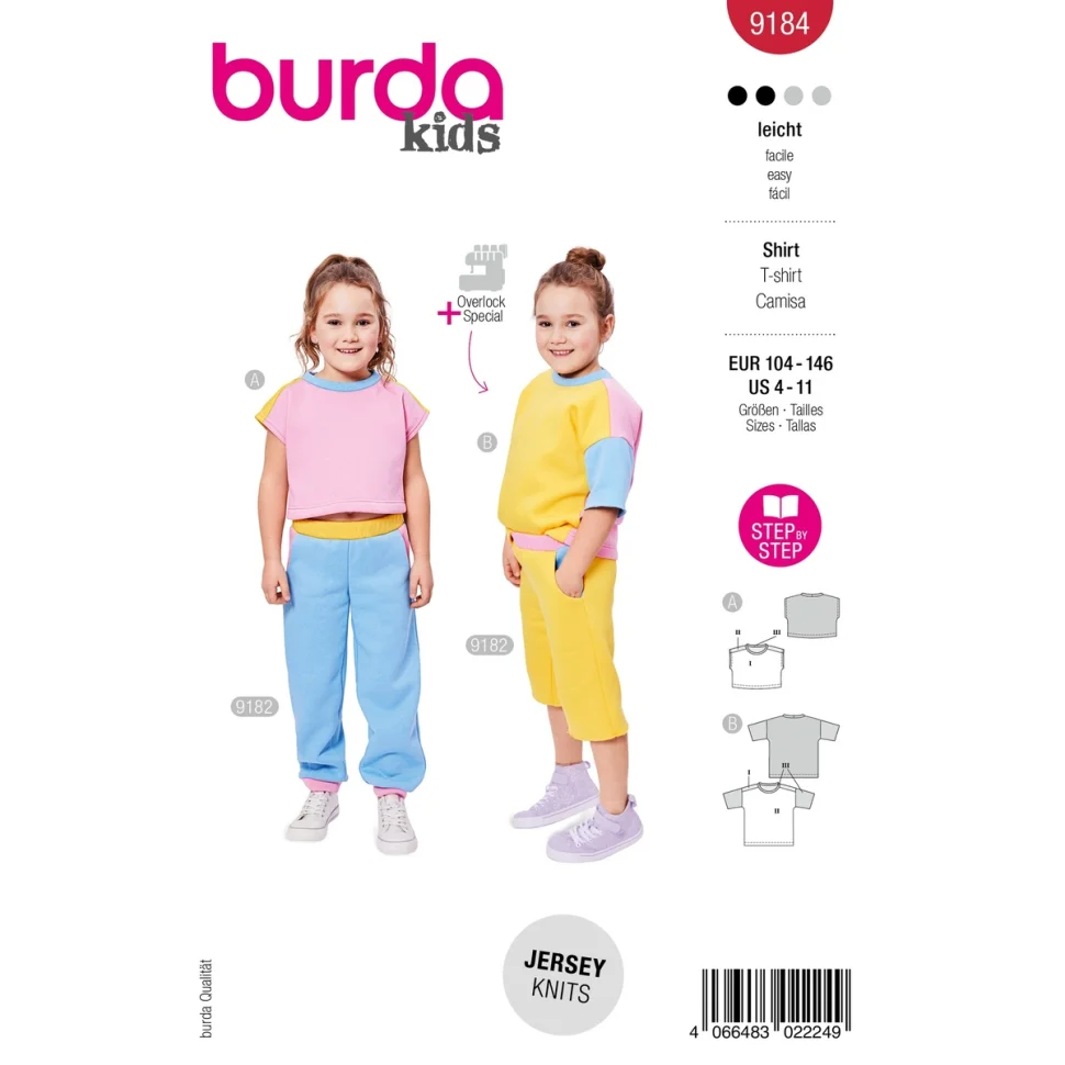 Patron Burda 9184 Chemise