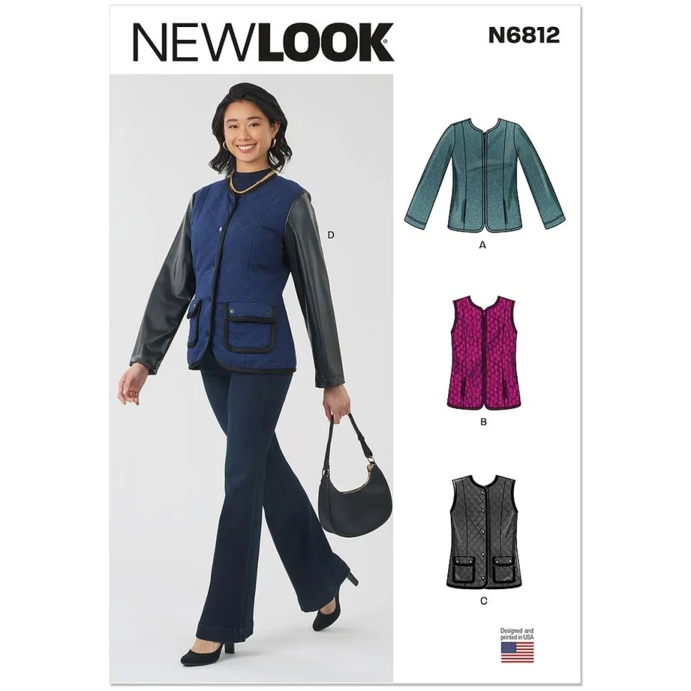 Patron New Look 6812 Veste et gilet