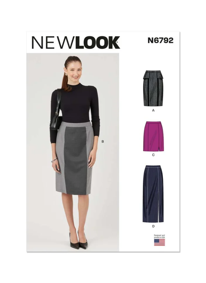 Patron New Look 6792 Jupes
