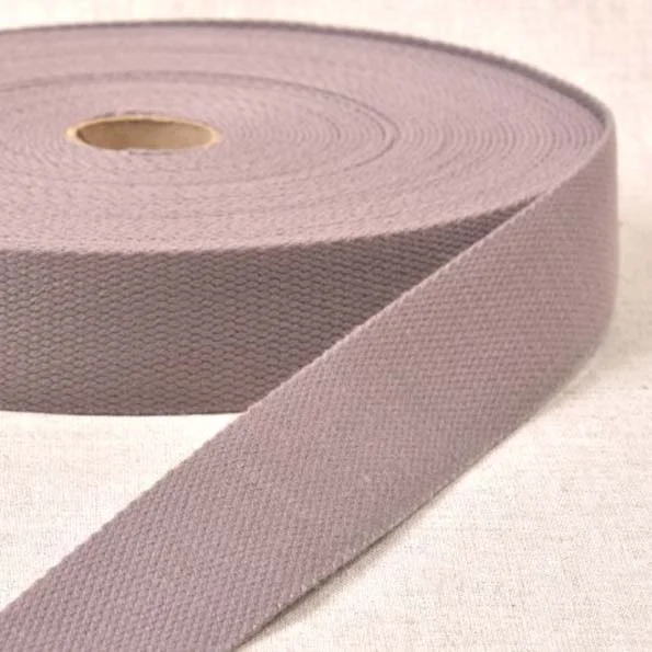Sangle Polyester aspect Coton 30 mm Marron Chocolat